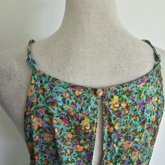 Silk & Salt Floral Halter Split Maxi Dress - Picture 12 of 15